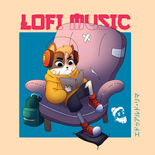 Lofi Music Ein Projekt aus dem Bereich Digitale Illustration von Eduardo Lima - 12.01.2024