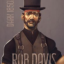 Rob Davis - Dark 1850s. Un proyecto de Ilustración tradicional, Diseño de personajes, Ilustración digital, Videojuegos, Concept Art y Diseño de videojuegos de Tomáš SMOT Svoboda - 14.01.2024