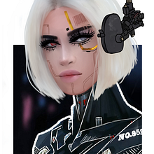 Modelado 3D: CyberPunk. Ilustração digital, Modelagem 3D, e Design de personagens 3D projeto de Alondra Mendoza - 14.01.2024