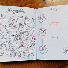 Mein Kursprojekt: Kreatives Bullet Journal. Un projet de Illustration traditionnelle, Artisanat, Lettering, DIY, Lettering manuel , et Gestion et productivité de Bernadette - 14.01.2024