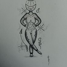 Darf ich vorstellen.... Protection ✨. Design, Traditional illustration, Creativit, Pencil Drawing, Drawing, and Tattoo Design project by r_divivier - 01.14.2024