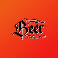 Beer - A beer brand. T, pograph, and Calligraph project by Javier Hernandez - 01.13.2024