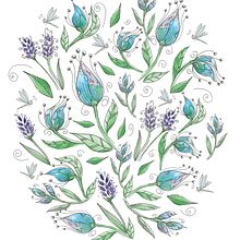 My project for course: Floral Illustration and Pattern Design. Traditional illustration, Painting, Pattern Design, Drawing, and Botanical Illustration project by Stacy Burch - 01.15.2024