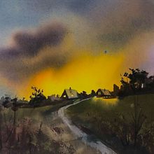 My latest paintings. Un proyecto de Pintura a la acuarela de Florian Schaab - 15.01.2024