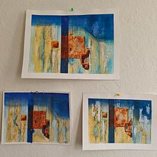 My project for course: Watercolour Texture Masterclass. Een project van  Beeldende kunst, Schilderij y Aquarelschilderen van Glorieux Ludwig - 15.01.2024