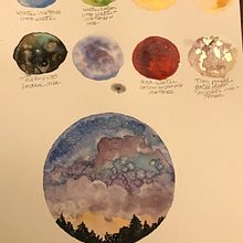 My project for course: Modern Watercolor Techniques. Un progetto di Illustrazione tradizionale, Belle arti, Pittura e Pittura ad acquerello di Joanne Perkins - 15.01.2024