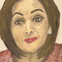 Mi proyecto del curso: Retrato con pintura al óleo: explora la luz y las sombras. Fine Arts, Painting, and Oil Painting project by lbenrey - 01.11.2024