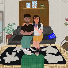 Mi proyecto del curso: Historias ilustradas con Procreate: explora texturas y pinceles. Traditional illustration, Digital Illustration, Digital Drawing, Sketchbook, and Narrative project by Evelin Micaela Herrera - 01.13.2024