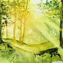 My project for course: Dreamy Watercolor Landscapes: Paint with Light. Painting, and Watercolor Painting project by jburbank - 01.15.2024