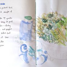 Rapini (Broccoli Rabe). Een project van Traditionele illustratie y  Ontwerp van Carol - 16.01.2024