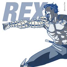 Rex - Ilustração de personagens futuristas: do conceito ao design final. Character Design, Drawing, and Digital Illustration project by Gian Lucca Veronez Tola - 01.16.2024