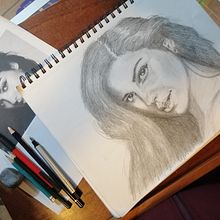 Mi proyecto del curso: Sketchbook de retrato: explora el rostro humano. Sketching, Drawing, Portrait Drawing, Artistic Drawing, and Sketchbook project by Luis SAENZ - 01.16.2024