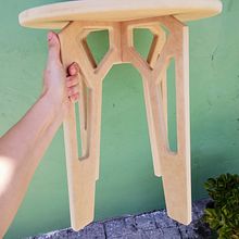 Mi proyecto del curso: Introducción al diseño de mobiliario con router CNC. Furniture Design, Making, Industrial Design, Product Design, and Woodworking project by Florencia Sánchez - 01.16.2024