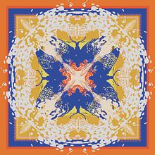 Butterfly Scarf by Filippa. Traditional illustration, Pattern Design, Vector Illustration, and Printing project by filippa_carlsson1 - 01.16.2024