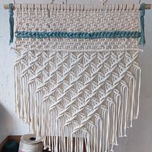 Mi proyecto del curso: Macramé: nudos básicos y complejos. Un progetto di Design di accessori, Interior design, Interior Design, Fiber Art, Macramè e Textile Design di Damián de Jesús Contreras Sánchez - 16.01.2024