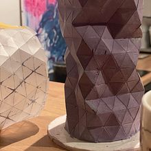 Mój projekt z kursu: Geometryczne formy DIY: projektuj wielościenne przedmioty . Design, Design accesoriu, Arte și meșteșuguri, Arte plastice, Design interior, Decorațiuni, Decorațiuni interioare și DIY de Aleksandra Dyaczyńska - 01.17.2024
