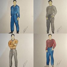 Diseño de Vestuario de "3 grados bajo cero" (frozen) escrita por Bryony Lavery. Un progetto di Character design e Costume design di Skylar Silva Agosto - 17.05.2019