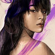 Como siempre Angelita... . % Leonell Rolong De La Torre tarafından hazırlanan Geleneksel illüstras, on, Vektör İllüstras, onu, Dijital İllüstras, on, Ve Portre Çizimi projesi - 01.15.2023