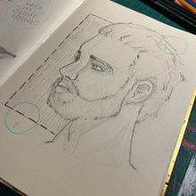 My project for course: Portrait Sketchbooking: Explore the Human Face. Projekt z dziedziny Sketching,  R, sunek, Portret,  R, sunek art, st, czn i Sketchbook użytkownika sandragraciaart - 17.01.2024