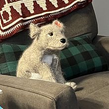 My project for course: Knitting Realistic Stuffed Animals: Make a Puppy from Yarn. Un progetto di Fiber Art, DIY e Textile Design di Roni Almberg - 18.01.2024