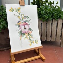 Mi proyecto del curso: Técnicas artísticas para ilustración naturalista. Traditional illustration, Watercolor Painting, Acr, lic Painting, Botanical Illustration, Ink Illustration, and Colored Pencil Drawing project by creativadelibros - 01.18.2024