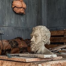 My project for course: Clay Portrait: Model a Full-Scale Face. Un projet de Beaux Arts , et Sculpture de Bohdan - 19.01.2024