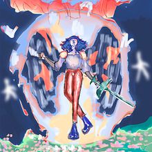 My project for course: Atmospheric Painting in Procreate: From Concept to Color. Digital Illustration, Digital Drawing, and Editorial Illustration project by kalanicarzola - 01.19.2024
