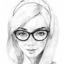 RBKK. Fine Arts, Sketching, Drawing, Portrait Drawing, Realistic Drawing, and Artistic Drawing project by Carlos Enrique Jauregui Camacho - 01.18.2024