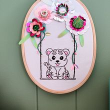 Mon projet du cours : Broderie textile avec des perles : créez des éléments reproductibles. Embroider project by dora069 - 01.19.2024