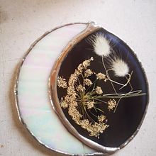 Mon projet du cours : Vitraux avec des fleurs pressées : la méthode Tiffany Ein Projekt aus dem Bereich Erweiterungsentwicklung, H, werk, Innendesign, Dekoration von Innenräumen, DIY und Blumen- und Pflanzendesign von celine_bzh - 19.01.2024