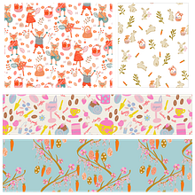 My project for course: Pattern design for homeware products. Graphic Design, Product Design, Pattern Design, and Digital Illustration project by Olenka Klöppner - 01.19.2024
