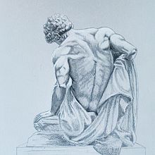 Il mio progetto del corso: Disegno della figura umana in movimento. Fine Arts, Sketching, Pencil Drawing, Drawing, and Realistic Drawing project by Claudia Foroni - 01.20.2024