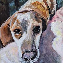 Lulu. Acr, lic Painting, Traditional illustration, Naturalistic Illustration, Painting, and Fine Arts project by Jan Harvey - 01.20.2024