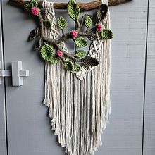 My project for course: 3D Macramé for Botanical Wall Hanging Ein Projekt aus dem Bereich H, werk, Innenarchitektur, Weben, Makramee und Textildesign von wankowim - 20.01.2024