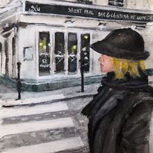 Watercolor, Ada in Paris. Pintura projeto de Anna Sokół - 20.01.2024