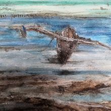 Watercolor, Zanzibar. Pintura projeto de Anna Sokół - 20.01.2024