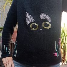 Mi proyecto del curso: Bordado con lana sobre prendas de punto. Un projet de Broderie, Art textile , et Design textile de Fabiola Hernández - 21.01.2024