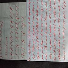 Mon projet du cours : Techniques de calligraphie moderne à la plume flexible. Un proyecto de Caligrafía, Lettering, H y lettering de triboulot_s - 21.01.2024