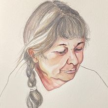 Watercolor and grafite pen. Un progetto di Pittura di Linda Wåhlander - 21.01.2024