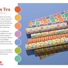 Garden Tea - A Pattern Collection by Megan Cash. Projekt z dziedziny Projektowanie graficzne, Projektowanie produktowe, Pattern design, Ilustracja c i frowa użytkownika megancashdesign - 21.01.2024
