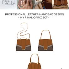 My project for course: Professional Leather Handbag Design. Design, Accessor, Design, Arts, Crafts, Fashion Design, and Sewing project by tombesi_arianna - 01.21.2024