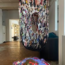 My project for course: Sustainable Fashion: Introduction to Upcycling. Fashion Design, Fiber Arts, DIY, Upc, cling, and Design project by Iveta Liepiņa - 01.21.2024