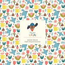 Mein Abschlussprojekt für den Kurs: Haushaltswaren-Musterdesign. Projekt z dziedziny Projektowanie graficzne, Projektowanie produktowe, Pattern design, Ilustracja c i frowa użytkownika nadine_koehler - 21.01.2024