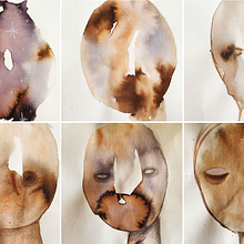 Intra Mundum. Un projet de Peinture, Illustration traditionnelle, Collage, Création de motifs, Créativité, Aquarelle , et Dessin de portrait de Valeria Gabriele - 22.01.2024