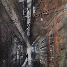 Mój projekt z kursu: Ekspresyjne malarstwo akwarelami: twórz fascynujące ilustracje. Fine Arts, Painting, and Watercolor Painting project by Anna Sokół - 01.22.2024