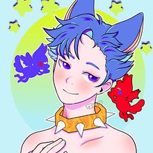 The wolf's sin. Digital Drawing project by Nicolle Cherres Cabrera - 05.07.2020