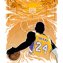 Ilustración Kobe Bryant Ein Projekt aus dem Bereich Traditionelle Illustration, Kunstleitung, Design von Figuren, Grafikdesign und Design von Gonzalo Aranguiz Tapia - 22.01.2024
