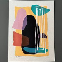 Mi proyecto del curso: Diseño de composiciones de arte abstracto. Projekt z dziedziny Design, Trad, c, jna ilustracja,  Sztuki piękne, Projektowanie graficzne, Projektowanie c i frowe użytkownika livier_jara - 17.01.2024