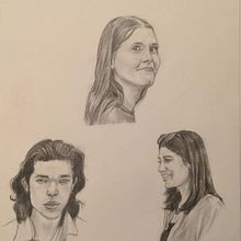 My project for course: Portrait Sketchbooking: Explore the Human Face. Een project van  Schetsen,  Tekening,  Portrettekening,  Artistieke tekening y Sketchbook van devavrat_mathur - 22.01.2024