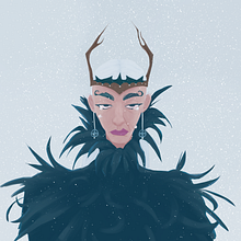 Snow Witch. Un progetto di Pittura digitale di madelyn_sallee - 22.01.2024